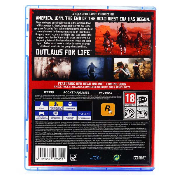 Renovert Red Dead Redemption II - PS4 spill - Retrospillkongen