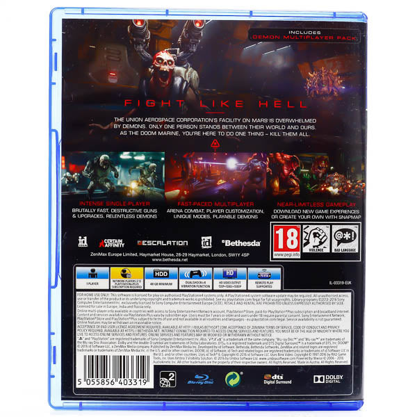 Renovert Doom - PS4 spill - Retrospillkongen