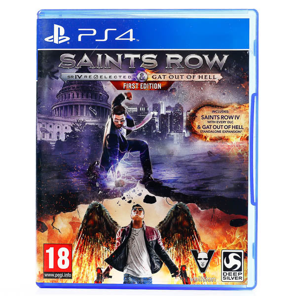 Renovert Saints Row IV: Re-Elected & Gat Out of Hell (First Edition) - PS4 spill - Retrospillkongen