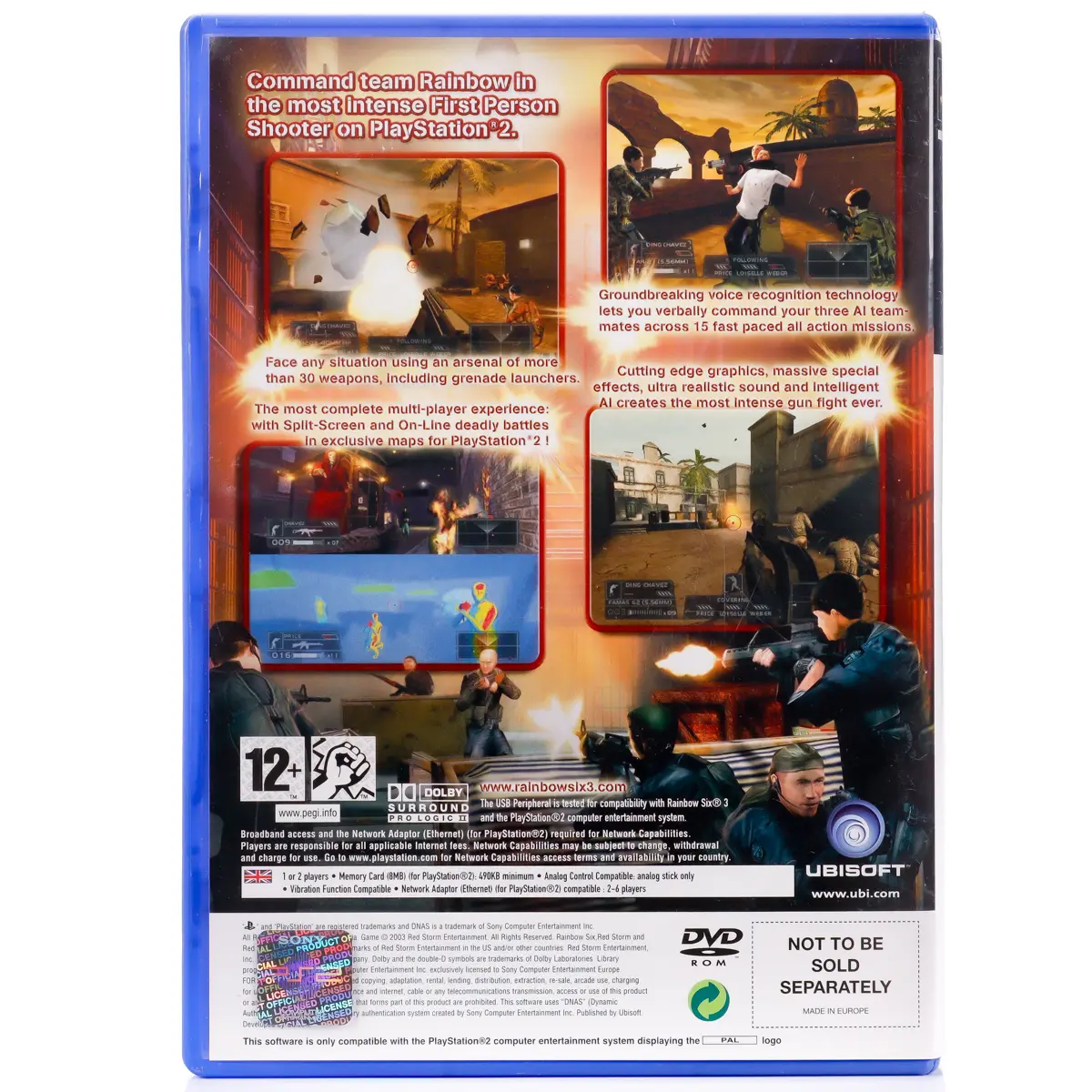 Tom Clancy's Rainbow Six 3 - PS2 spill - Retrospillkongen