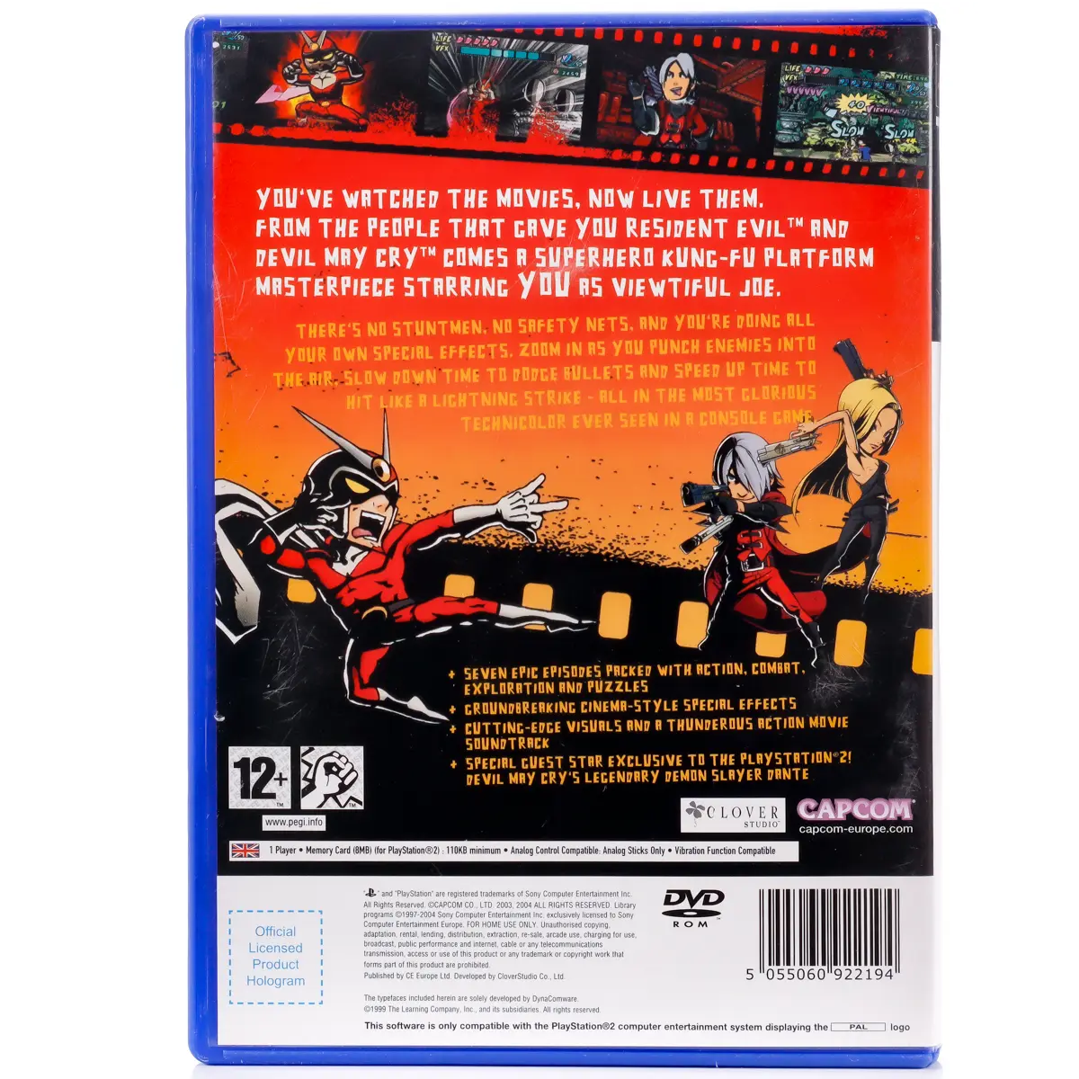 Viewtiful Joe - PS2 spill - Retrospillkongen