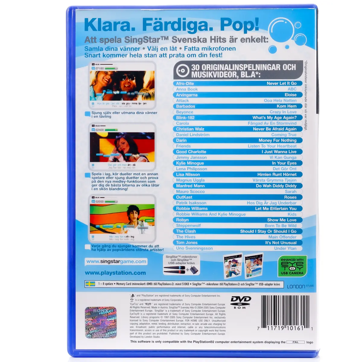SingStar: Svenska Hits - PS2 spill - Retrospillkongen