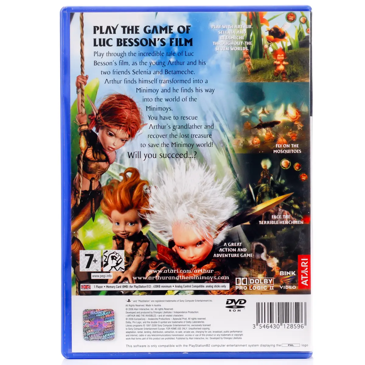 Arthur and the invisibles - PS2 spill - Retrospillkongen