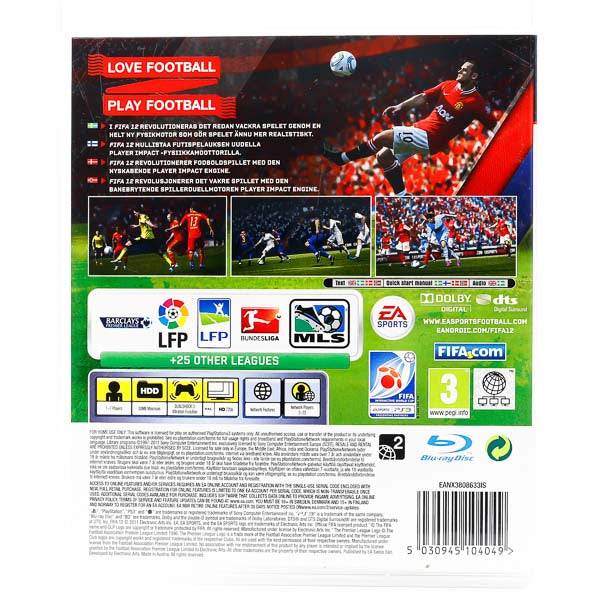 Renovert FIFA Soccer 12 - PS3 spill - Retrospillkongen