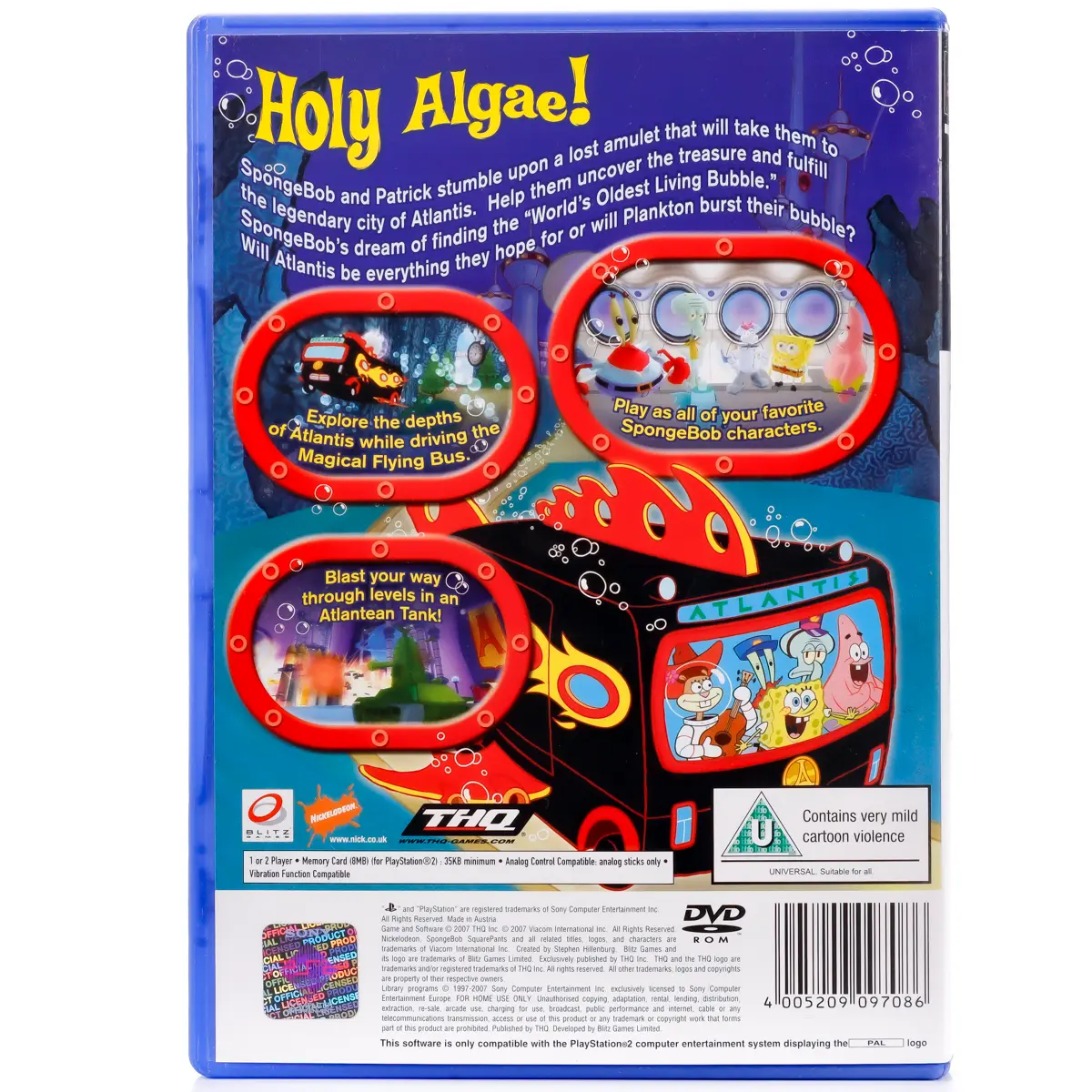Spongebob's Atlantis Squarepants - PS2 spill - Retrospillkongen