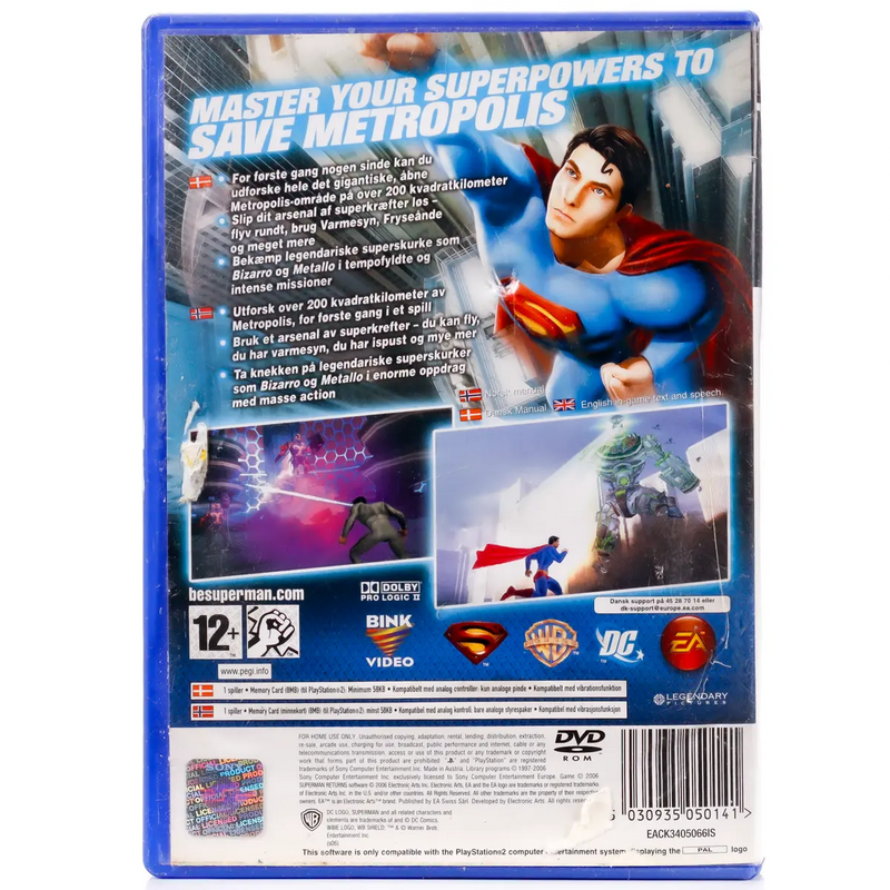 Superman Returns - PS2 spill