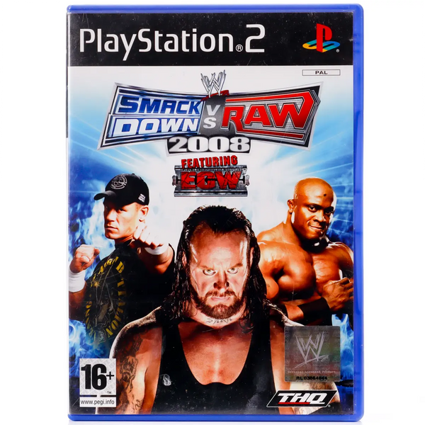 SmackDown vs RAW 2008 - PS2 spill