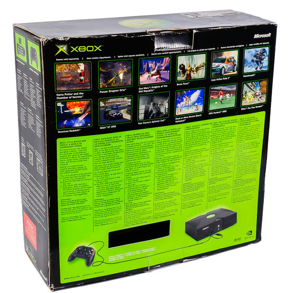 Original Svart Microsoft Xbox Entertainment Pack i Eske - Retrospillkongen