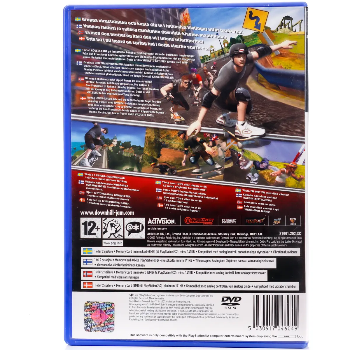 Tony Hawk's Downhill Jam - PS2 spill - Retrospillkongen