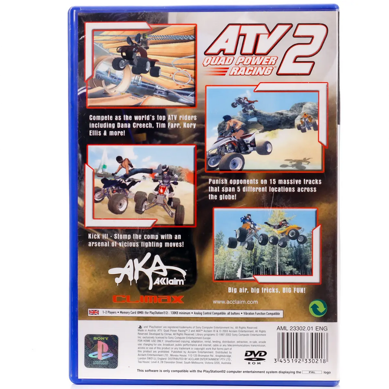 ATV: Quad Power Racing 2 - PS2 spill