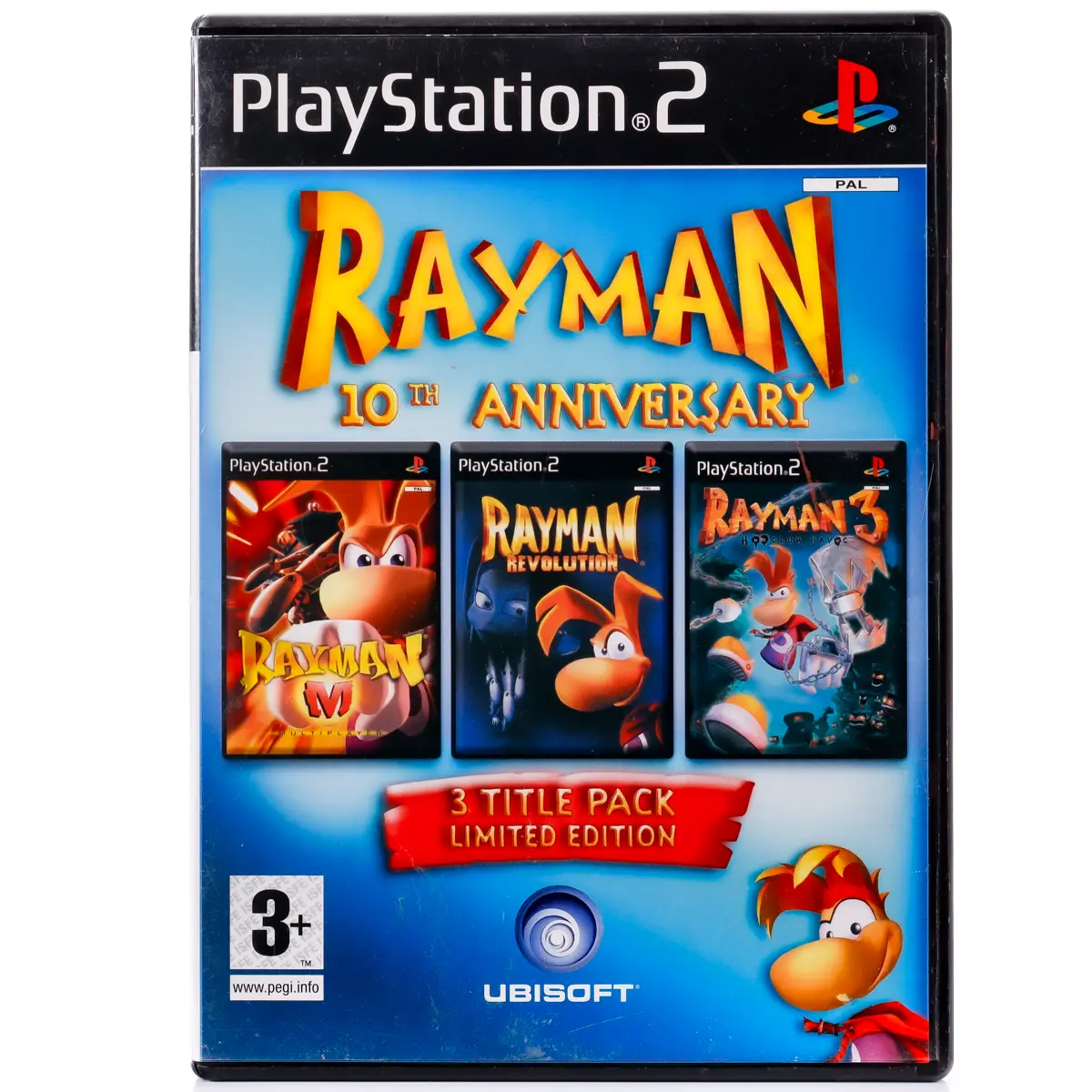 Rayman 10th Anniversary - PS2 spill - Retrospillkongen