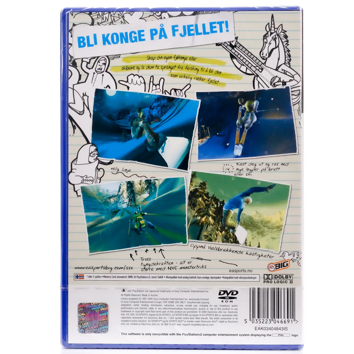 Forseglet - SSX On Tour - PS2 spill - Retrospillkongen