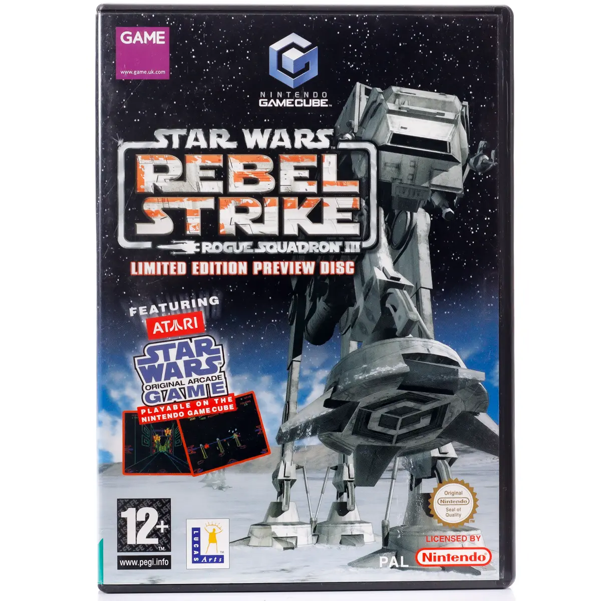 Star Wars: Rogue Squadron III - Rebel Strike: LIMITED EDITION PREVIEW DISC - GameCube spill - Retrospillkongen