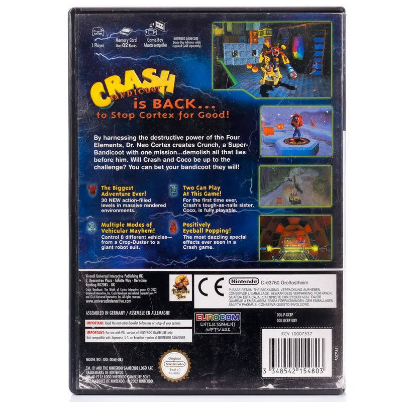 Crash Bandicoot: The Wrath of Cortex - GameCube spill