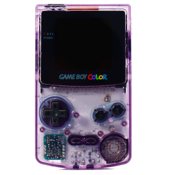 Nintendo Gameboy Color Konsoll Clear Atomic Purple (GBC) - Retrospillkongen