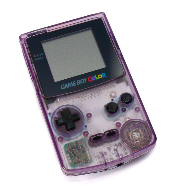 Nintendo Gameboy Color Konsoll Clear Atomic Purple (GBC) - Retrospillkongen