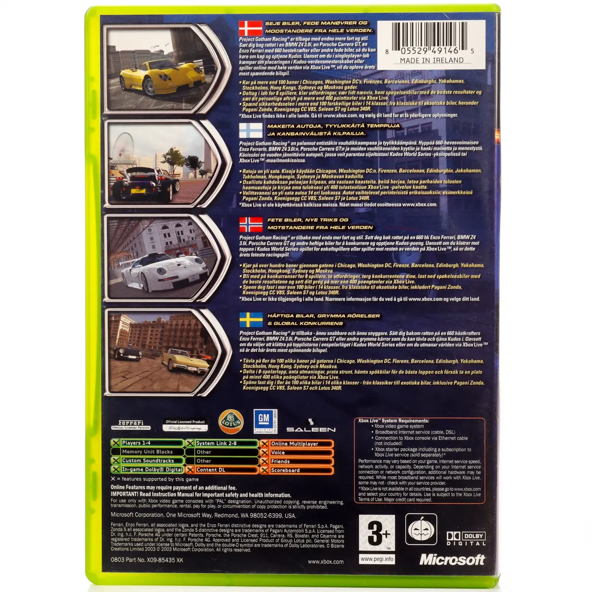 Project Gotham Racing 2 - Xbox spill - Retrospillkongen