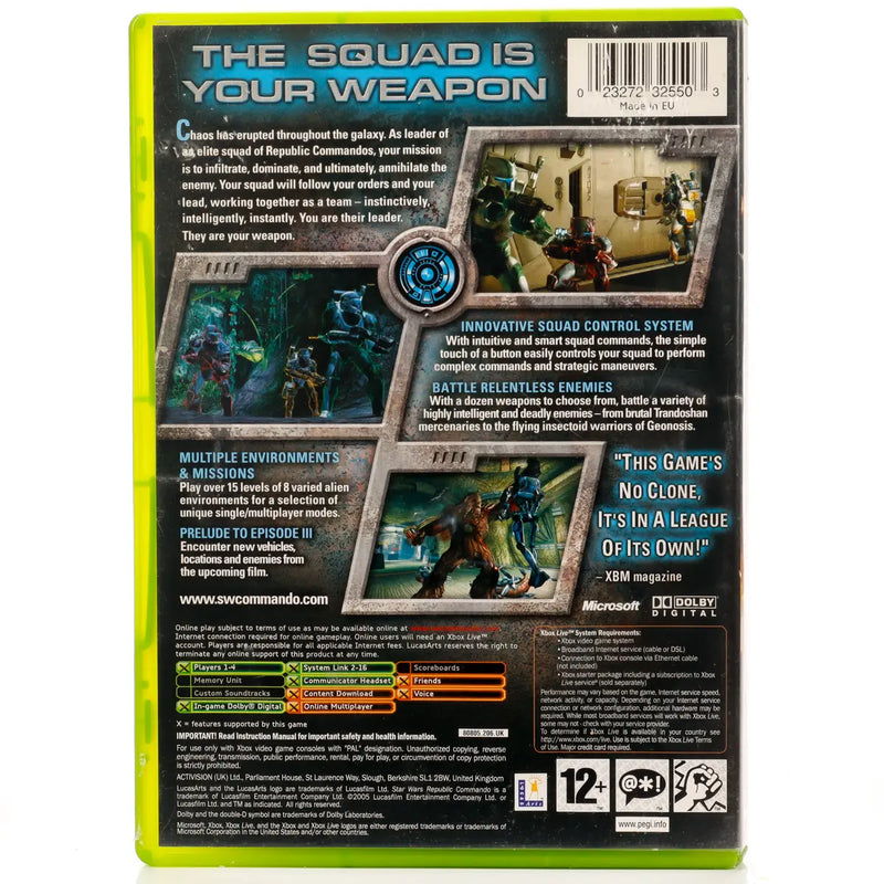 Star Wars: Republic Commando - Xbox spill