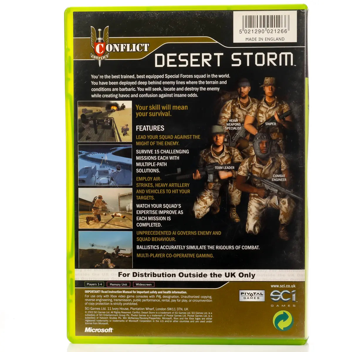 Conflict: Desert Storm - Xbox spill - Retrospillkongen