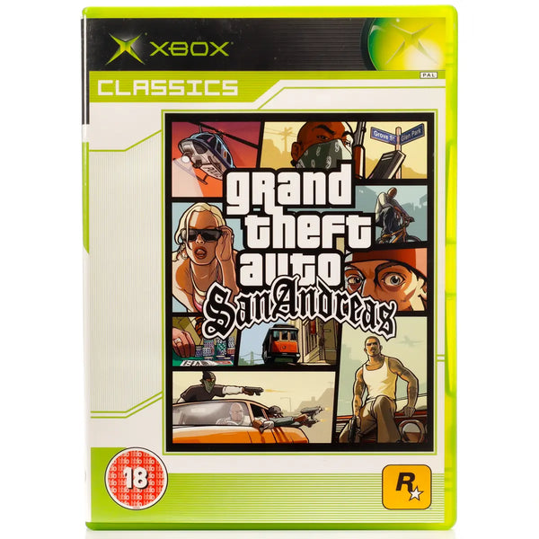 Grand Theft Auto: San Andreas - Xbox spill