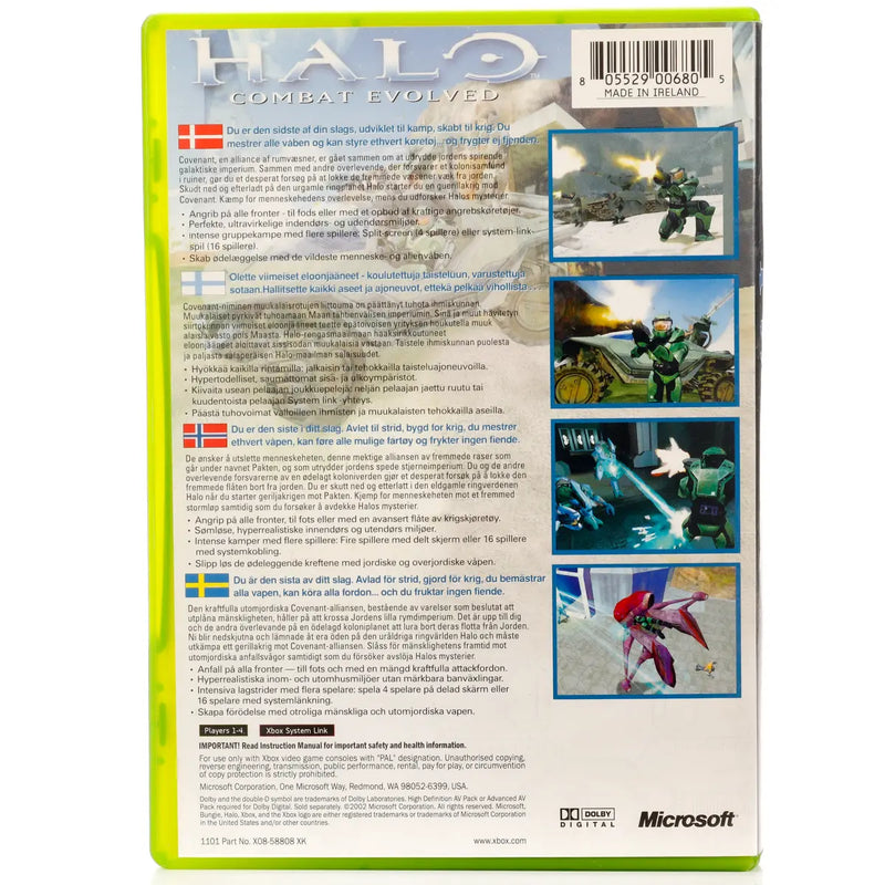 Halo: Combat Evolved - Xbox spill