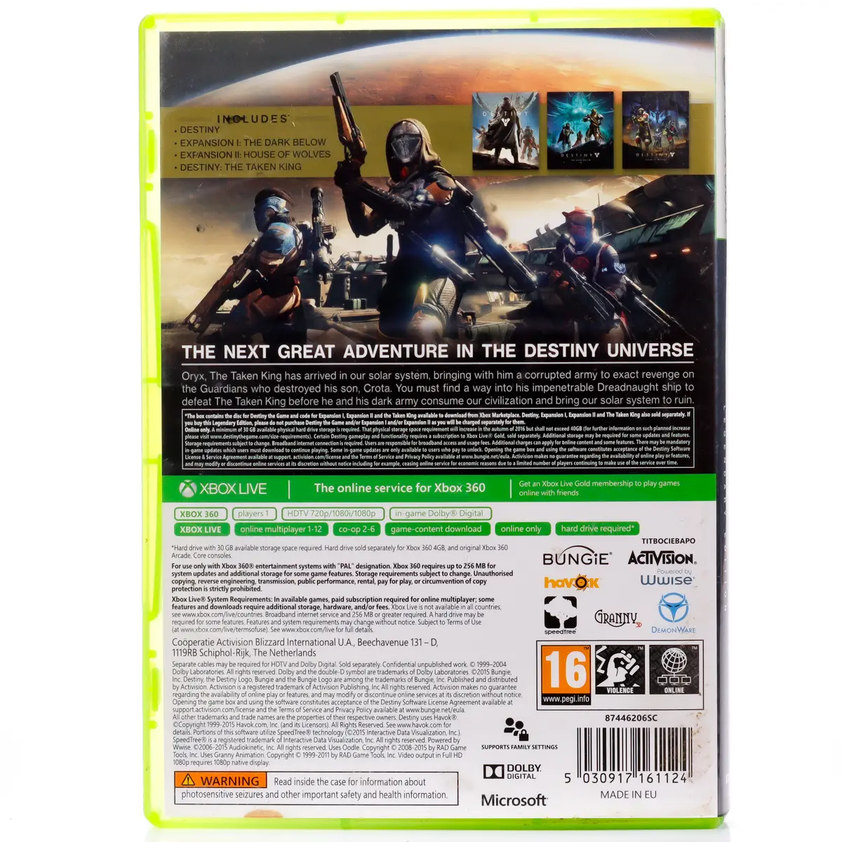Destiny - The Taken King - Xbox 360 spill - Retrospillkongen