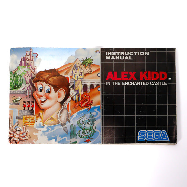 Alex Kidd Manual for Sega Spill Cover - Retrospillkongen