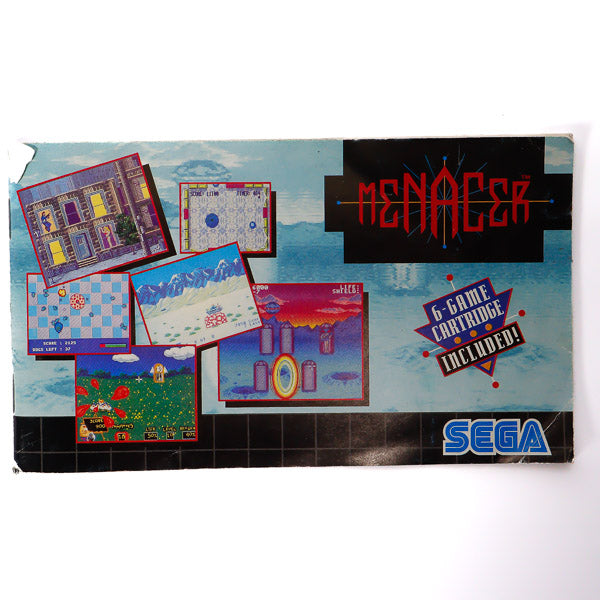 Menacer 6 Manual for Sega Spill Cover - Retrospillkongen