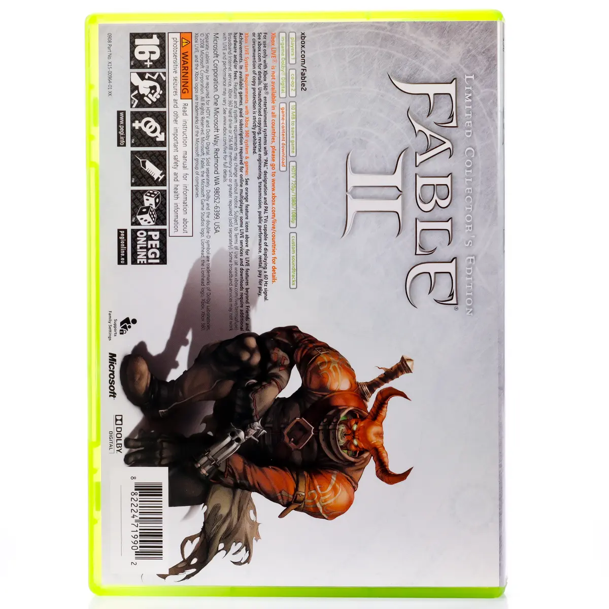Fable II - Limited Collector's Edition - Xbox 360 spill - Retrospillkongen