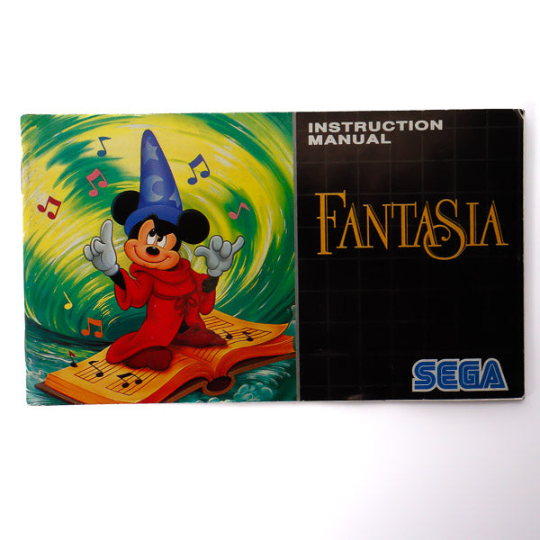 Fantasia Manual for Sega Spill Cover - Retrospillkongen