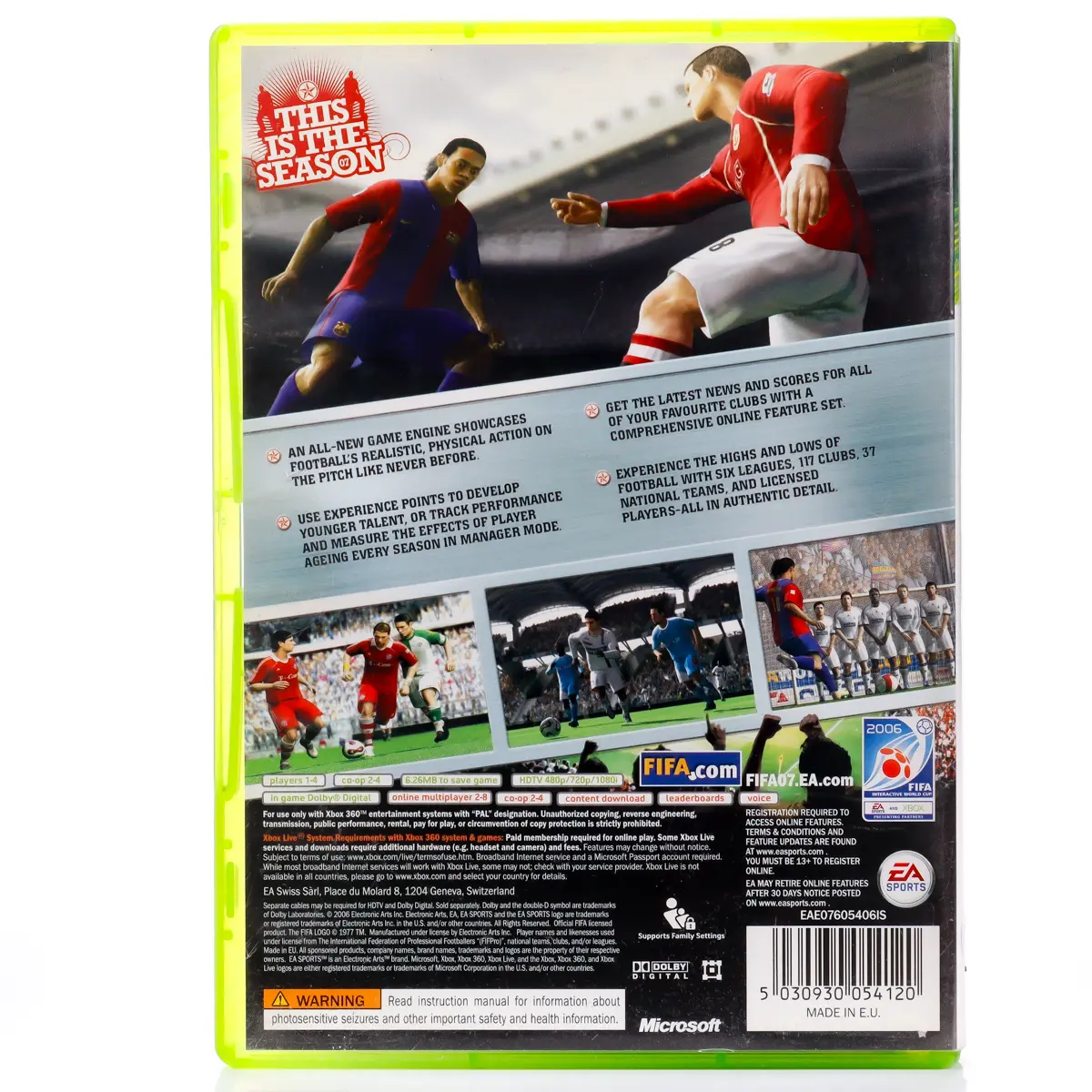 FIFA 07 - Xbox 360 spill - Retrospillkongen