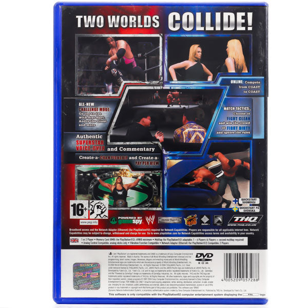 Renovert WWE Smackdown vs. Raw - PS2 spill - Retrospillkongen