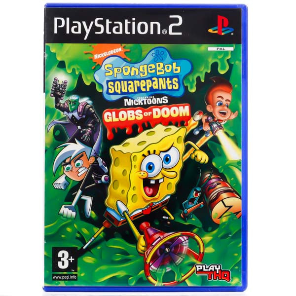 Renovert SpongeBob SquarePants Featuring Nicktoons: Globs of Doom - PS2 spill - Retrospillkongen