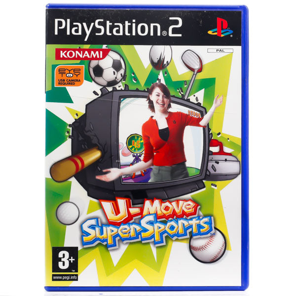 Renovert U-Move Super Sports - PS2 spill - Retrospillkongen