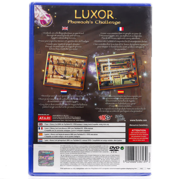 Luxor: Pharaoh's Challenge (Forseglet)- PS2 spill - Retrospillkongen