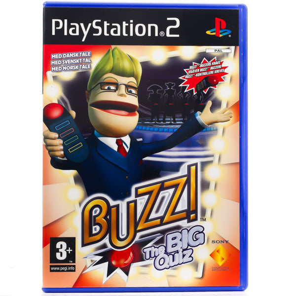 Renovert Buzz! The BIG Quiz - PS2 spill - Retrospillkongen