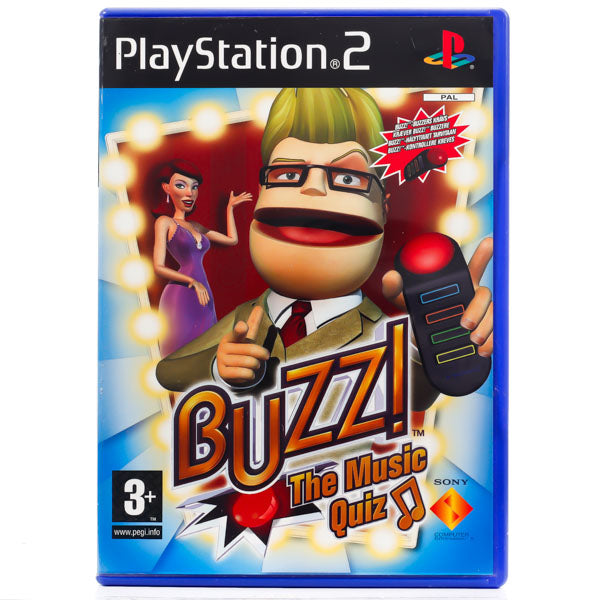 Renovert Buzz! The Music Quiz - PS2 spill - Retrospillkongen