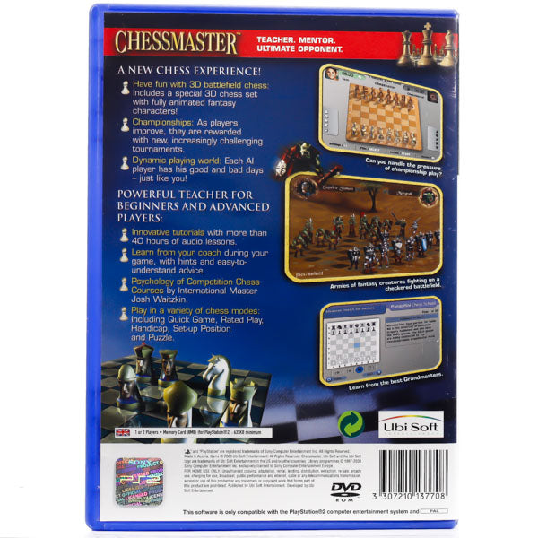 Renovert Chessmaster - PS2 spill - Retrospillkongen