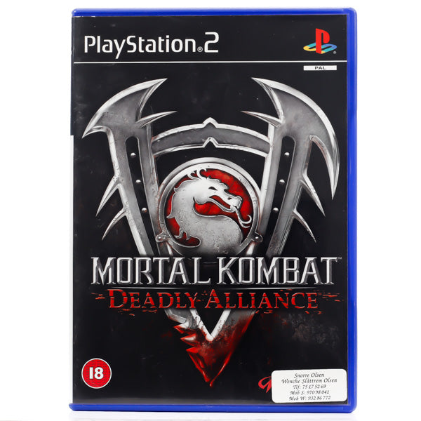 Renovert Mortal Kombat: Deadly Alliance - PS2 spill - Retrospillkongen
