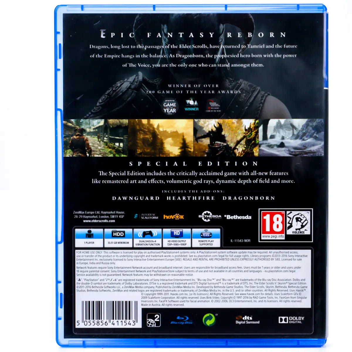The Elder Scrolls V: Skyrim - Special Edition - PS4 spill - Retrospillkongen
