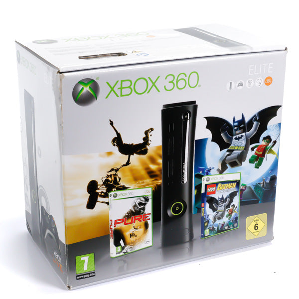 Renovert Microsoft Xbox 360 Elite 120GB Konsoll Pakke i Eske - Retrospillkongen