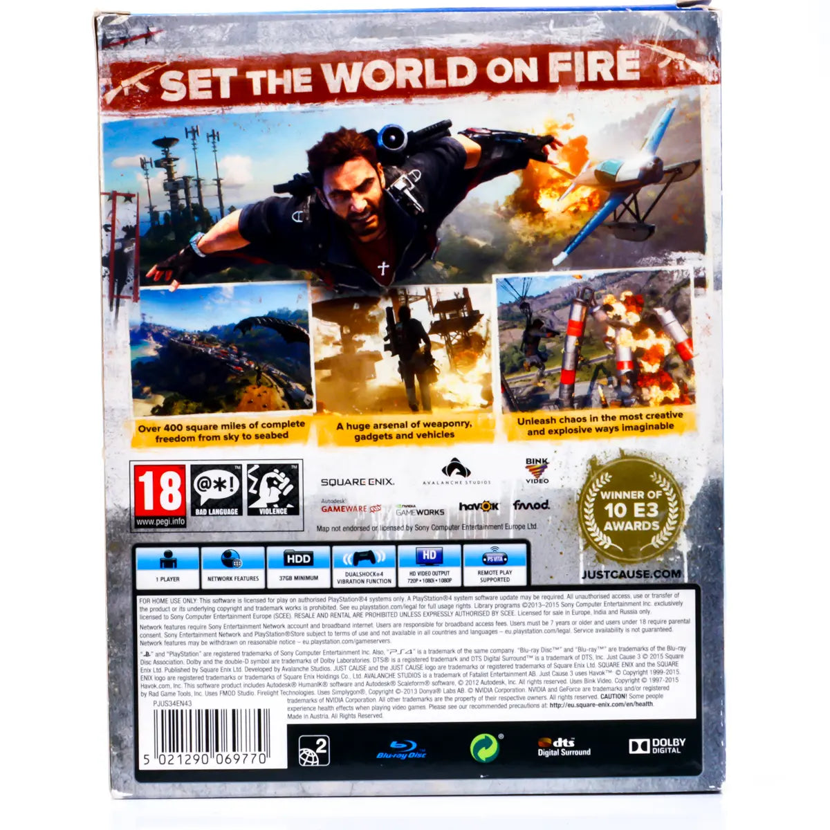 Just Cause 3 - PS4 spill - Retrospillkongen