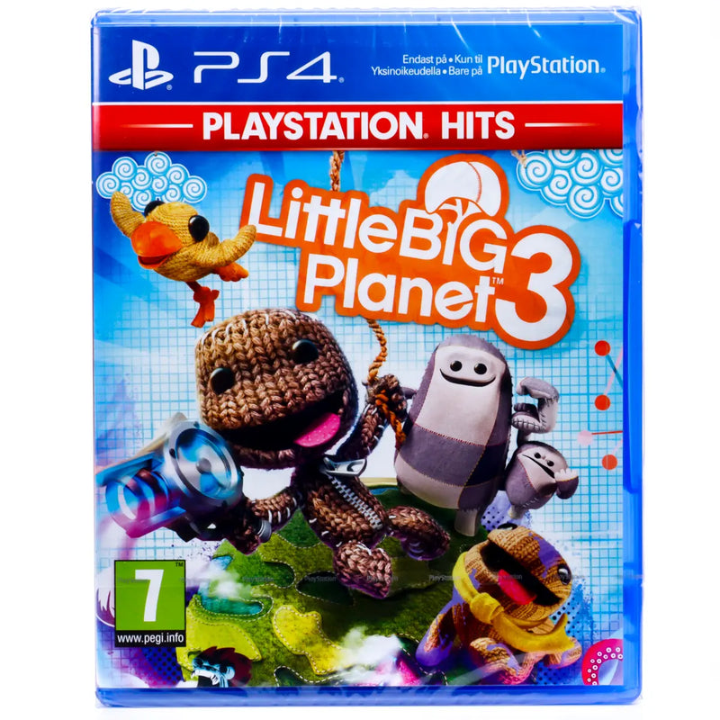 LittleBigPlanet 3 - Playstation Hits - PS4 spill (Forseglet)