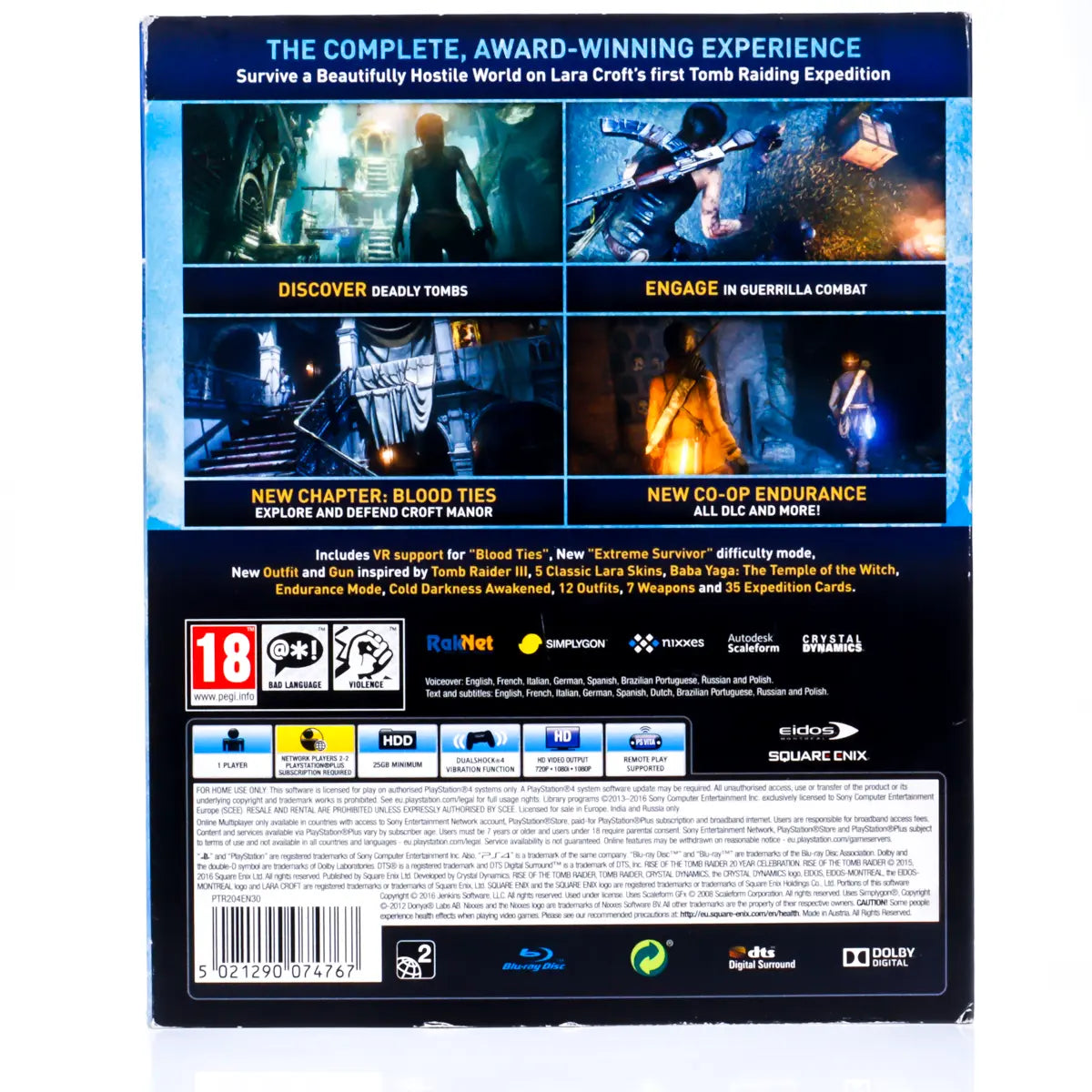 Rise of the Tomb Raider: 20 Year Celebration Art Book Edition - PS4 spill - Retrospillkongen