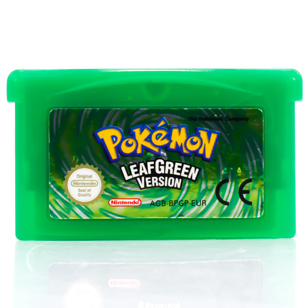 Renovert Pokémon LeafGreen Version - GBA spill - Retrospillkongen