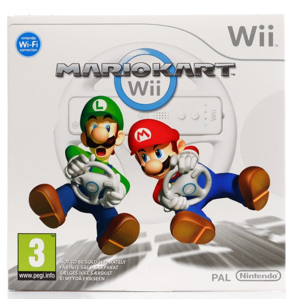 Renovert Mario Kart Wii - Wii spill (Papp-cover) - Retrospillkongen