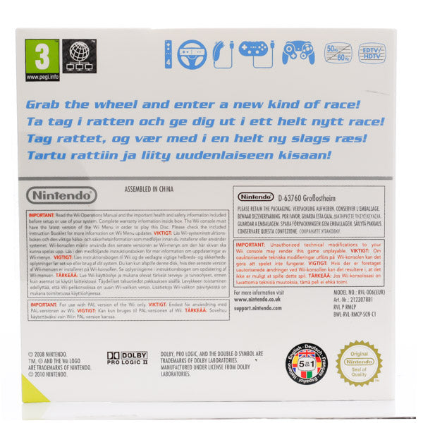 Renovert Mario Kart Wii - Wii spill (Papp-cover) - Retrospillkongen