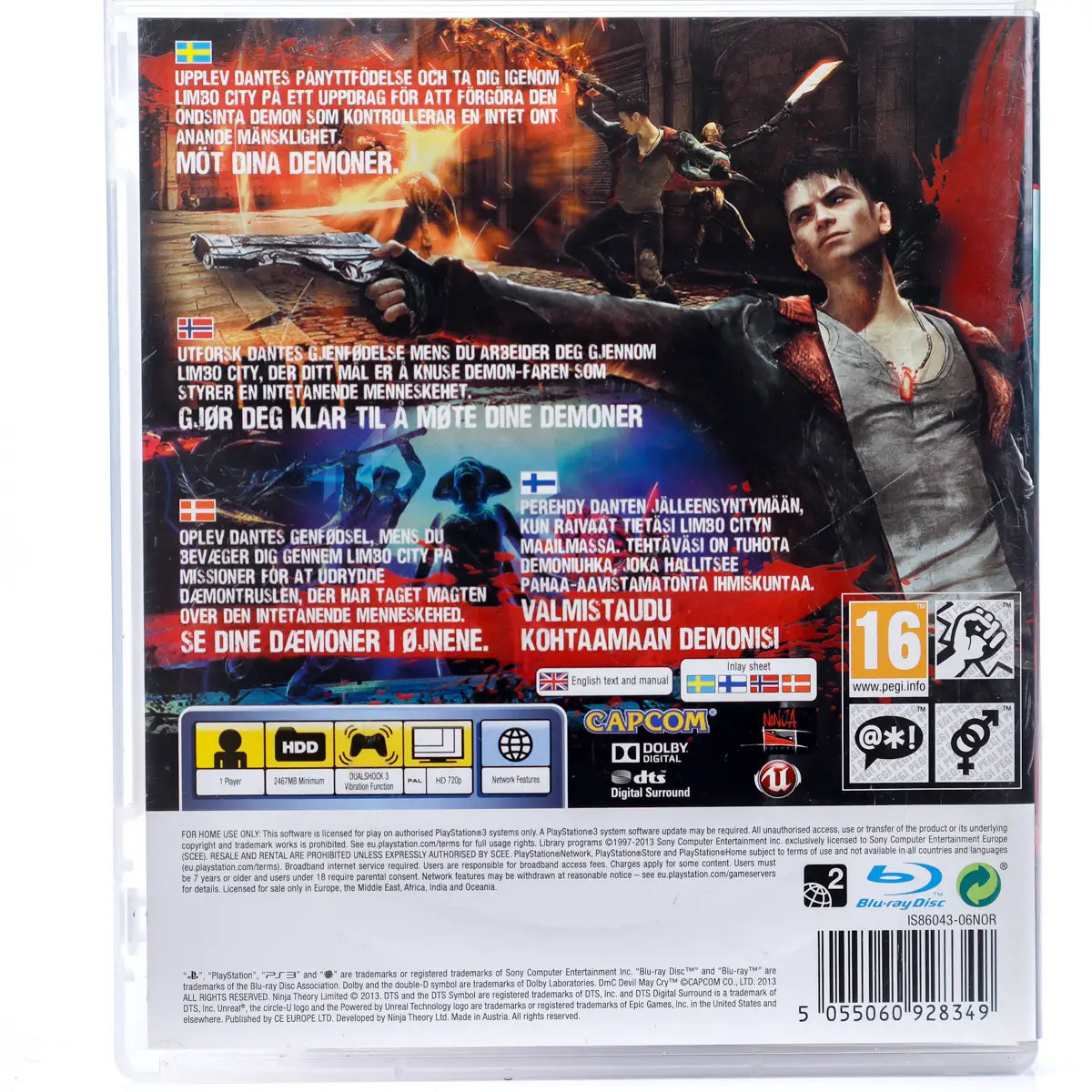 DmC: Devil May Cry - PS3 spill - Retrospillkongen