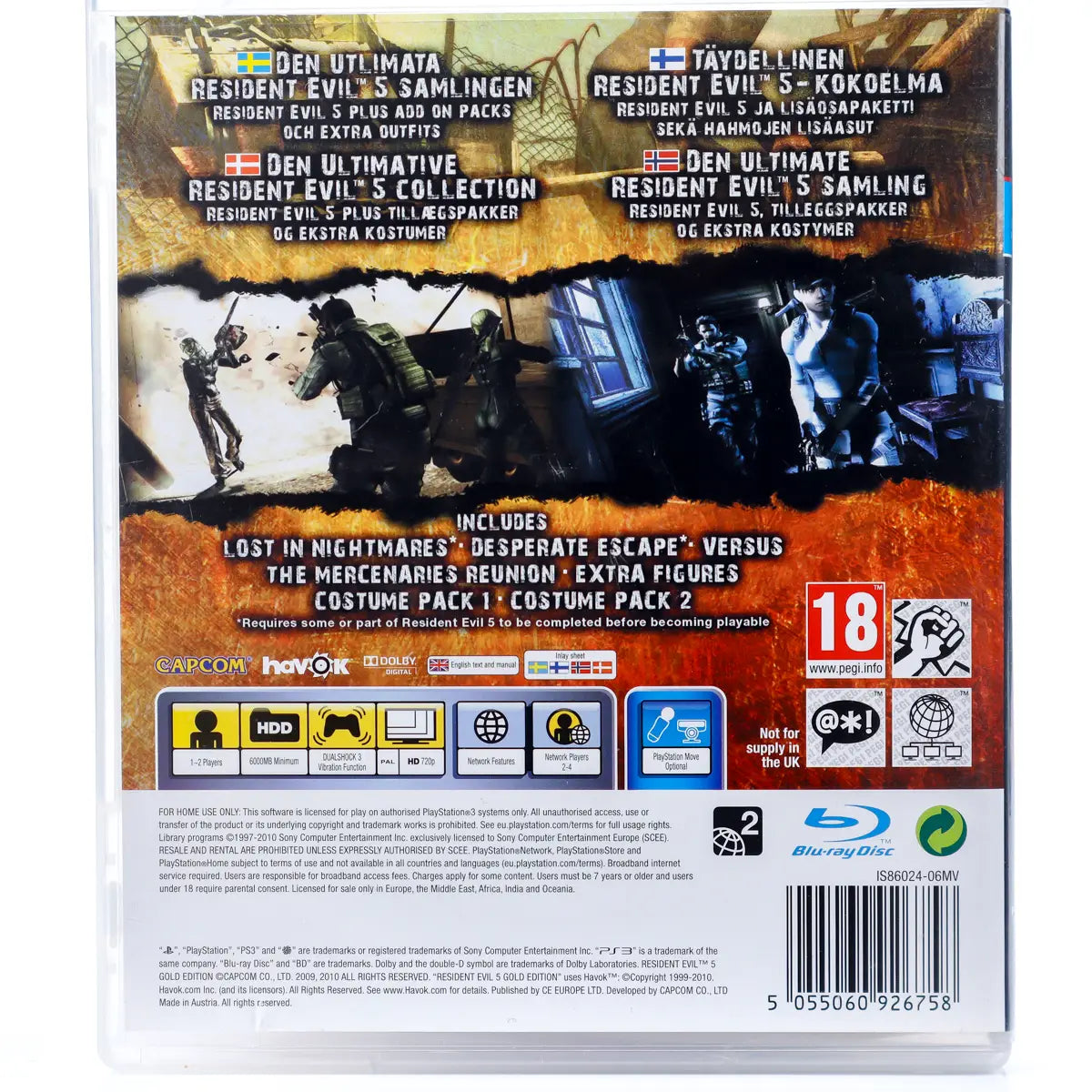 Resident Evil 5 - PS3 spill - Retrospillkongen