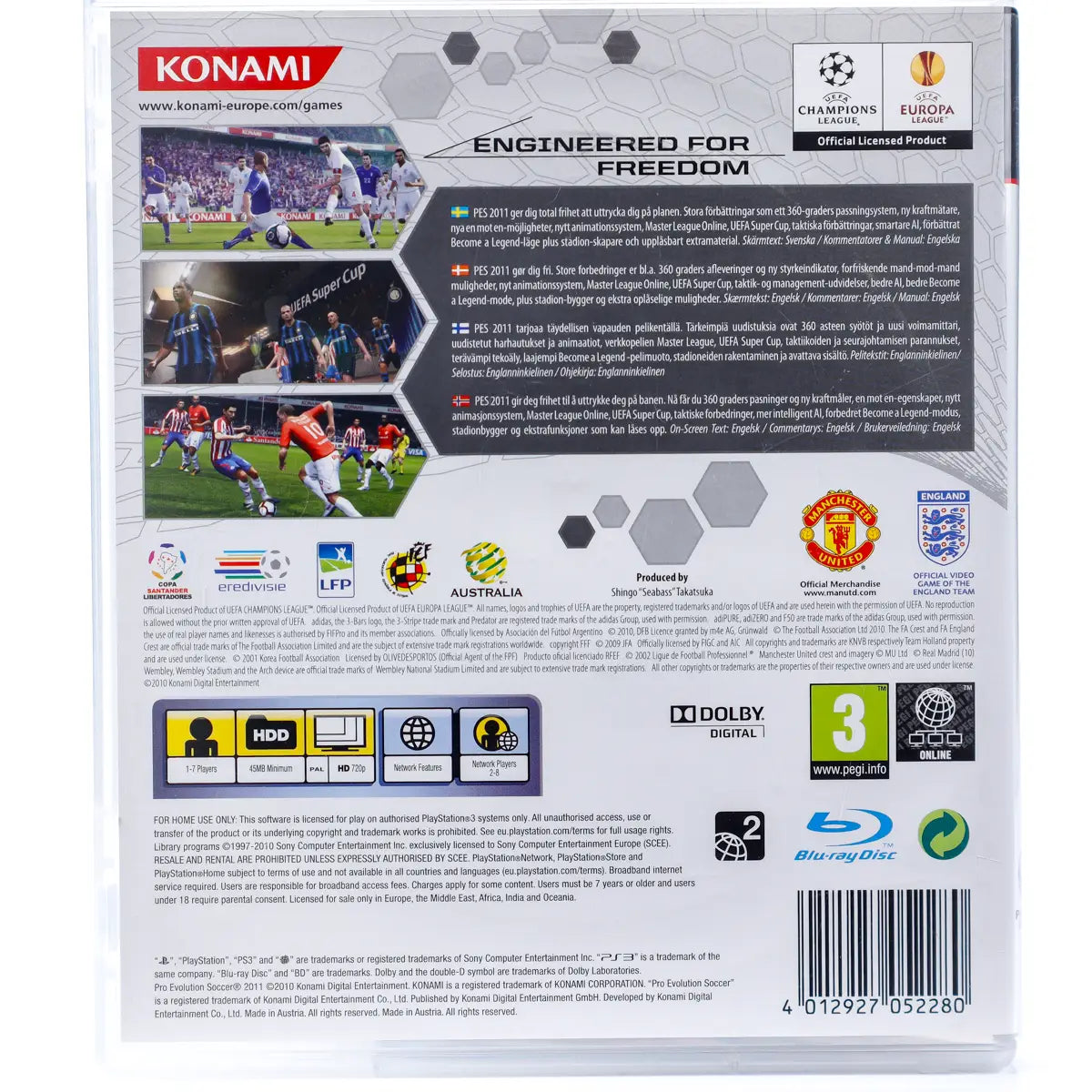 PES 2011: Pro Evolution Soccer - PS3 spill - Retrospillkongen
